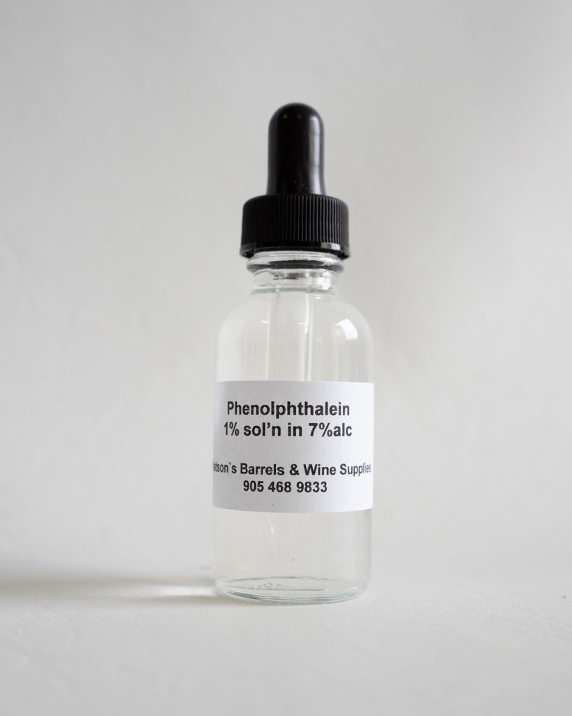 Phenolphthalein Indicator Watson's Barrels & Wine Making Supplies