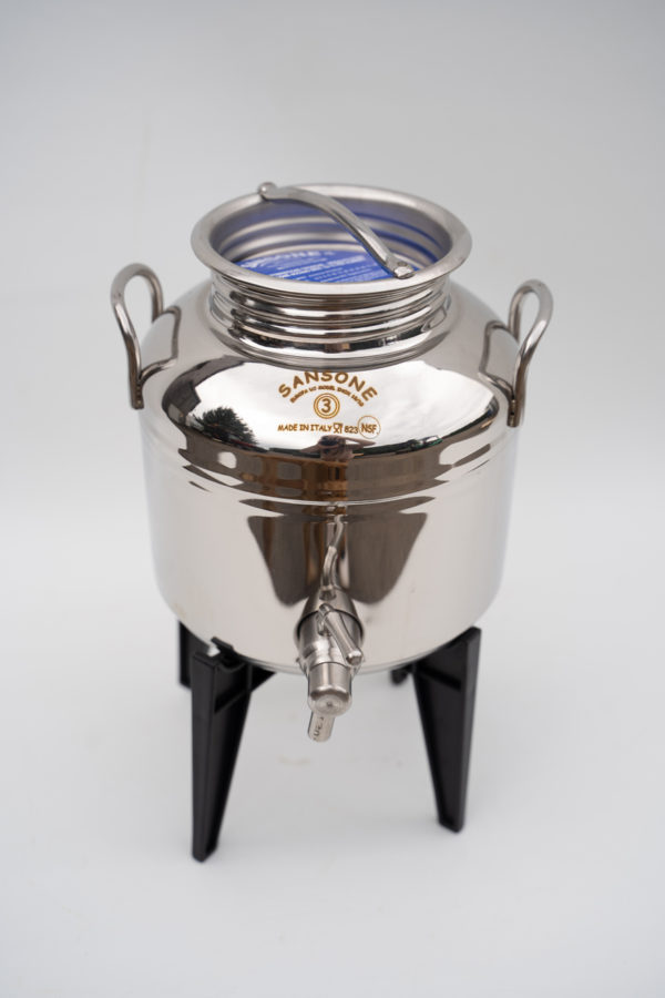 Europa Stainless Fustis 2-5L with Stand